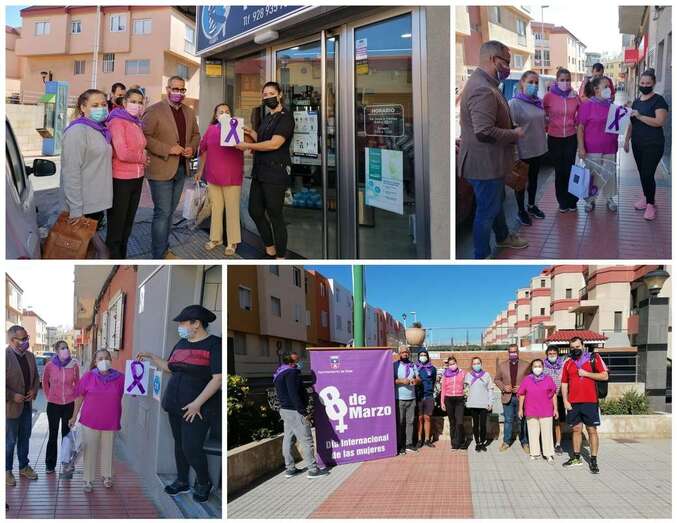 La Garita se suma a la campaña de concienciación del 8-M/TA.